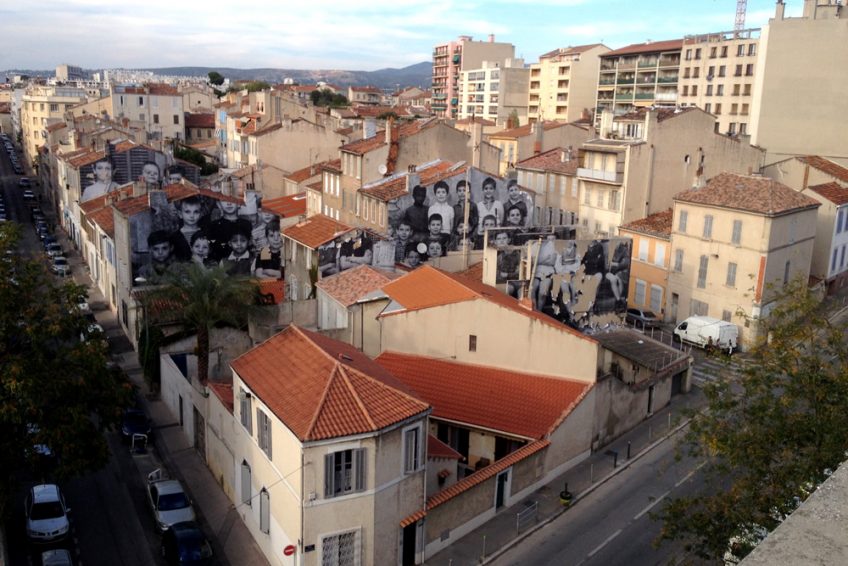 Belle de Mai Unframed by JR, Street Art Friche Belle de Mai à Marseille Belle de Mai Unframed by JR, Street Art Friche Belle de Mai à Marseille
