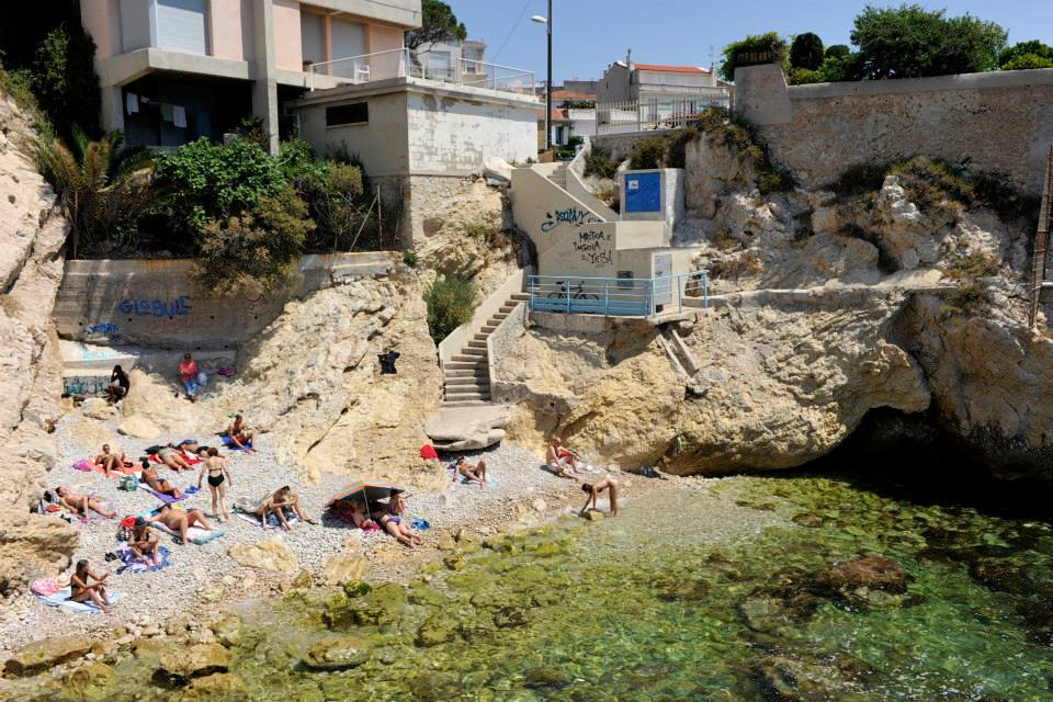Plage de la Batterie des Lions, Malmousque