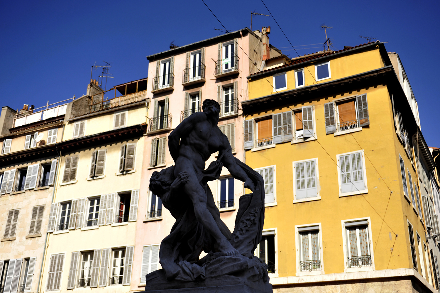 Statue de Milon de Crotone, la copie de Pierre Puget