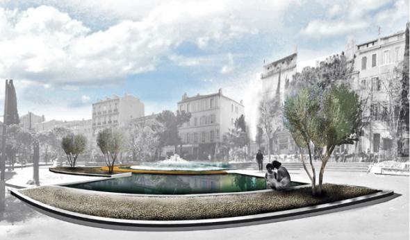 Fontaine du Cours Julien à Marseille Fontaine du Cours Julien à Marseille