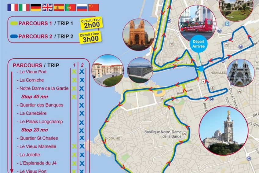 carte touristique de marseille