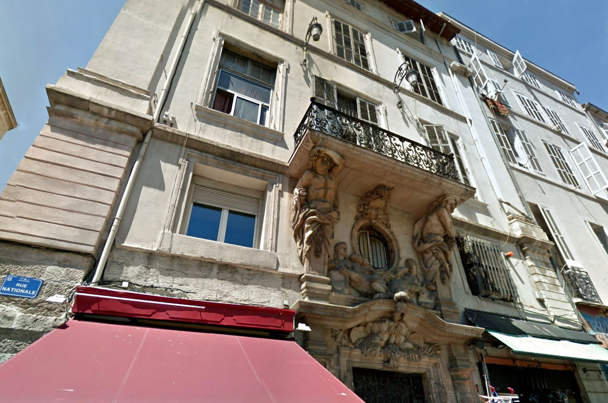 Hôtel Pesciolini et les Deux Atlantes