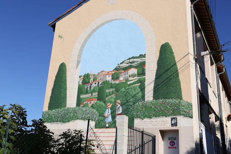 Fresque de l’Ecole de La Treille