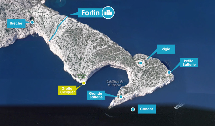 Fortin & Batteries de Morgiou, Calanques de Marseille Fortin & Batteries de Morgiou, Calanques de Marseille
