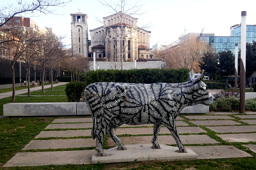 Les 2 Vaches des Jardins de Lecture