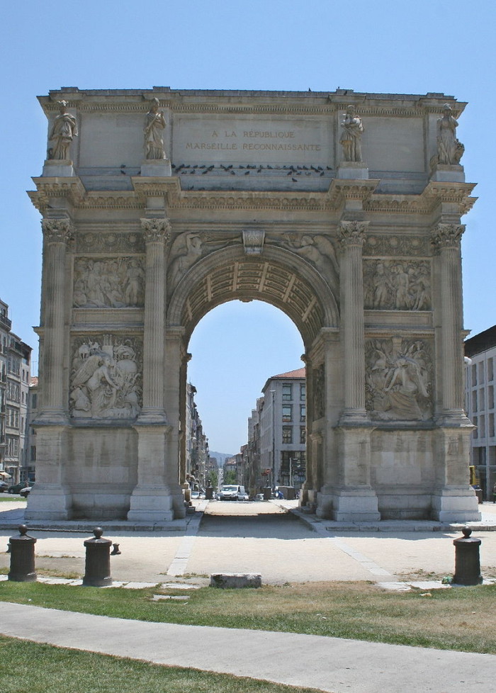 Arc de Triomphe de la Porte d'AIx, Parc de la Porte d'Aix, Marseille Arc de Triomphe de la Porte d'AIx, Parc de la Porte d'Aix, Marseille