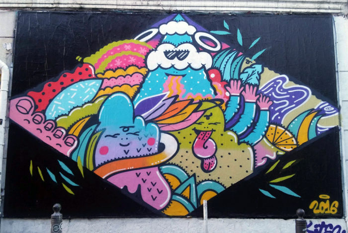 Le M.U.R, Modulable Urbain Réactif, le Mur Juxtapoz, rue Crudère, Marseille Le M.U.R, Modulable Urbain Réactif, le Mur Juxtapoz, rue Crudère, Marseille