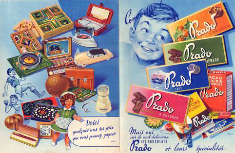 Chocolaterie du Prado, Vignettes et Nova-Bana