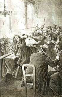 Attentat contre Louise Michel en 1888.
