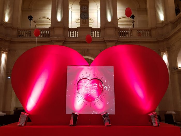 The Wall of Love Palais de la Bourse MP2018 Quel Amour ! Marseille