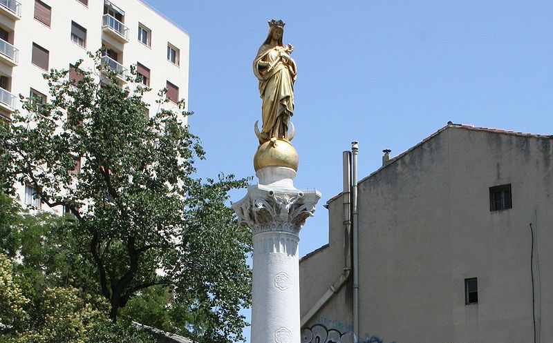 Monument de la Vierge Dorée par Espérendieu